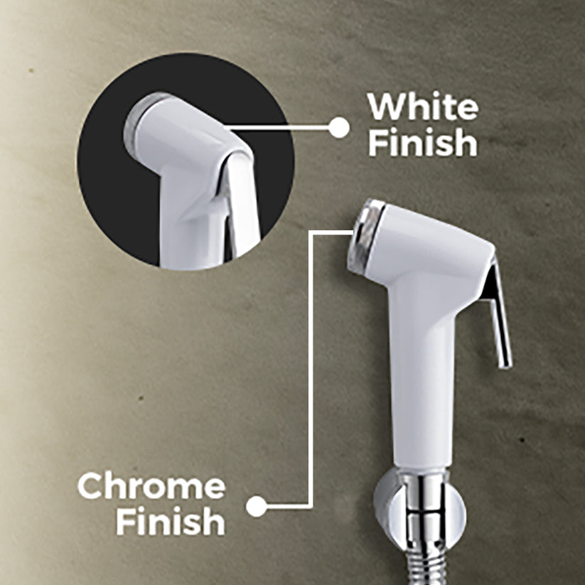 Mila Pureflo Health Faucet - MHHC0403WT, Health Faucet Chrome and White